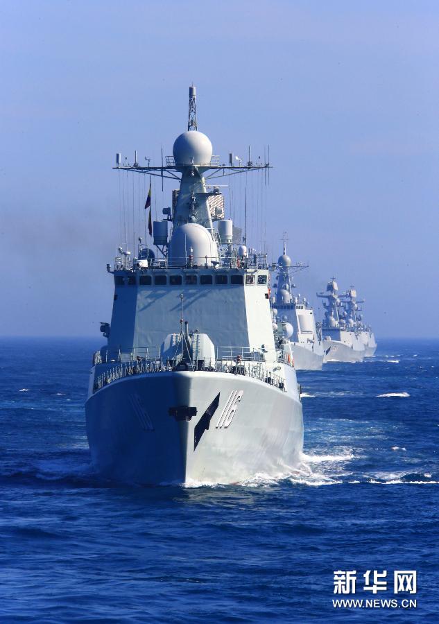 中俄举行海上军演 19艘舰艇将联合防卫作战
